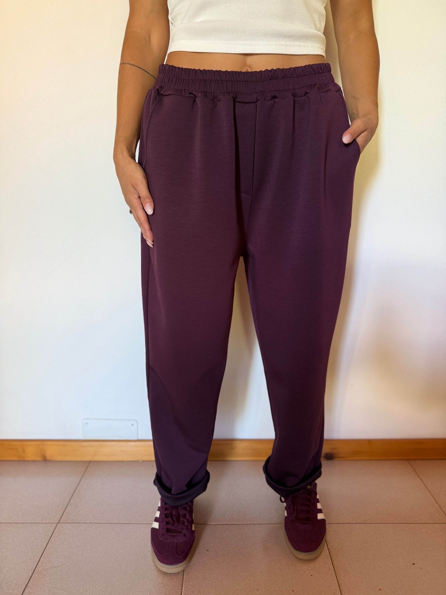 Pantalone jogger over