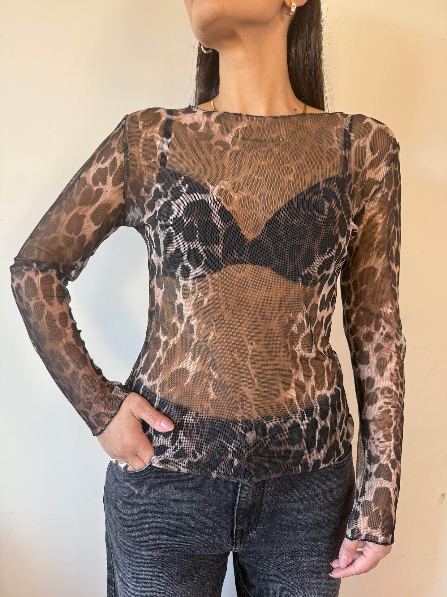 Maglia leo trasparente