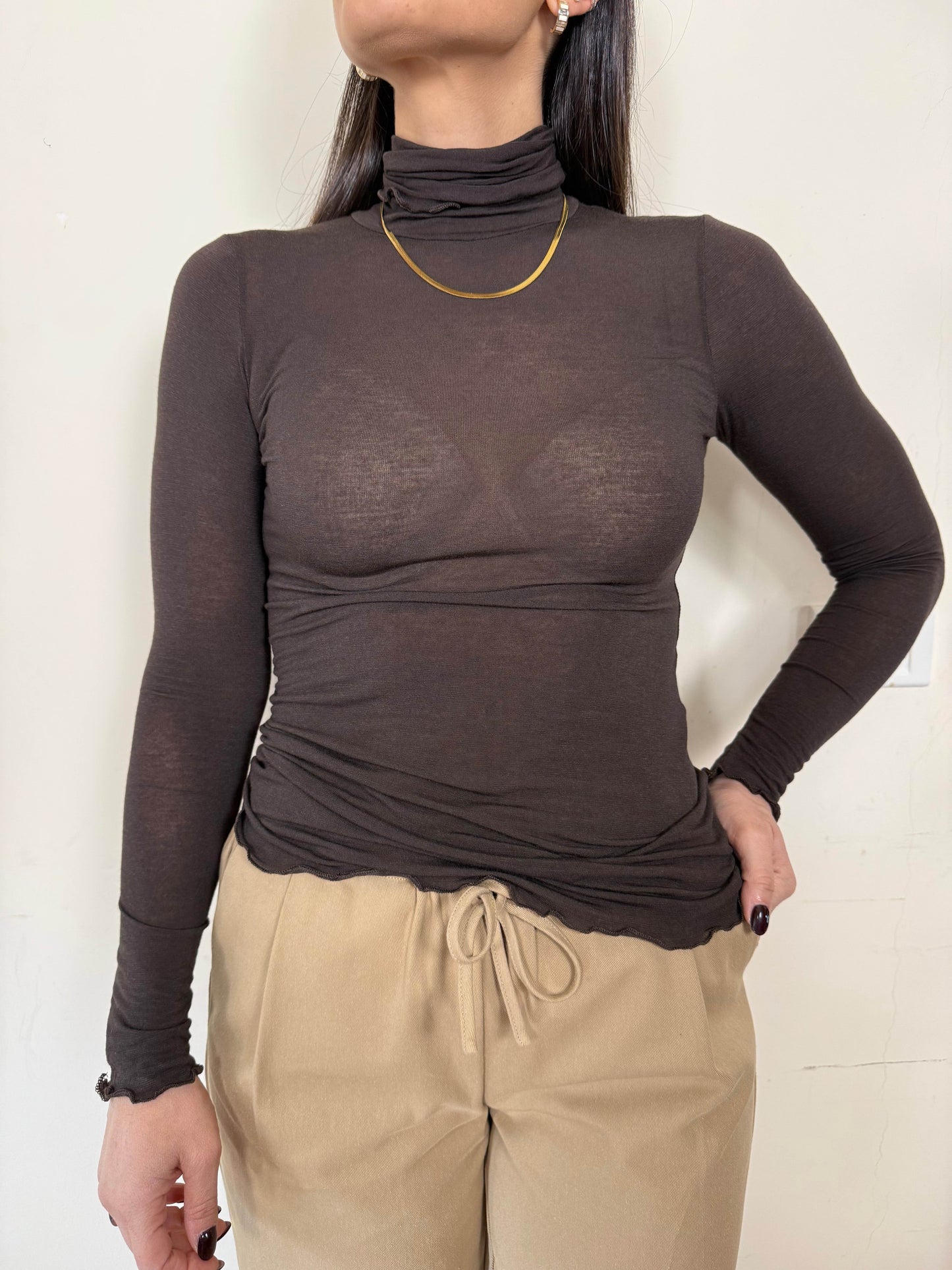 Maglia basic collo