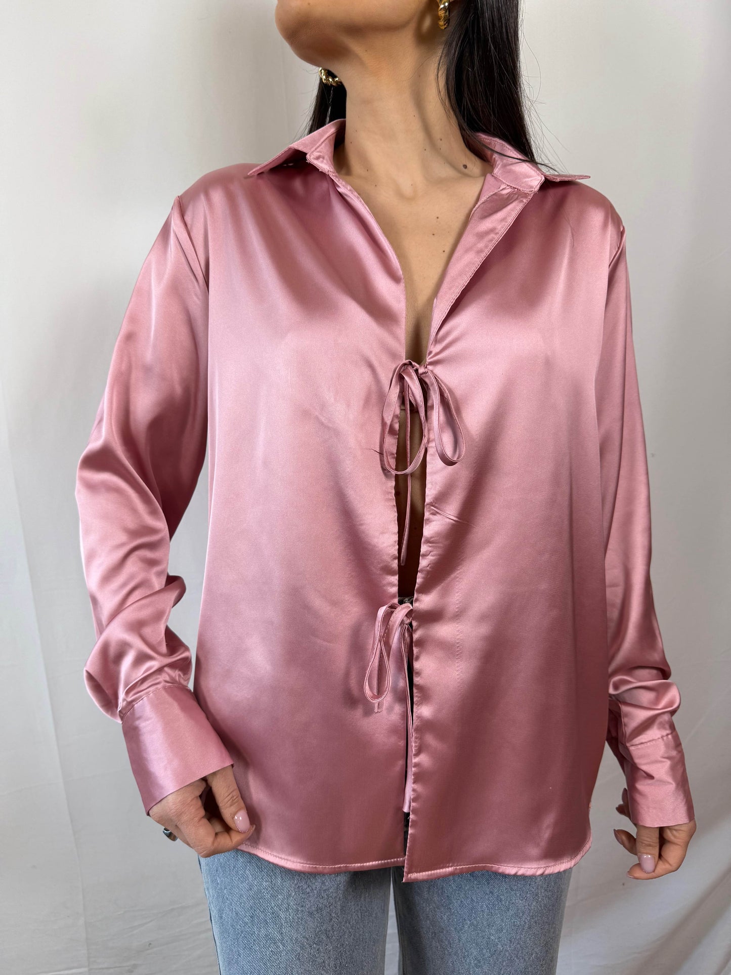 Camicia in satin
