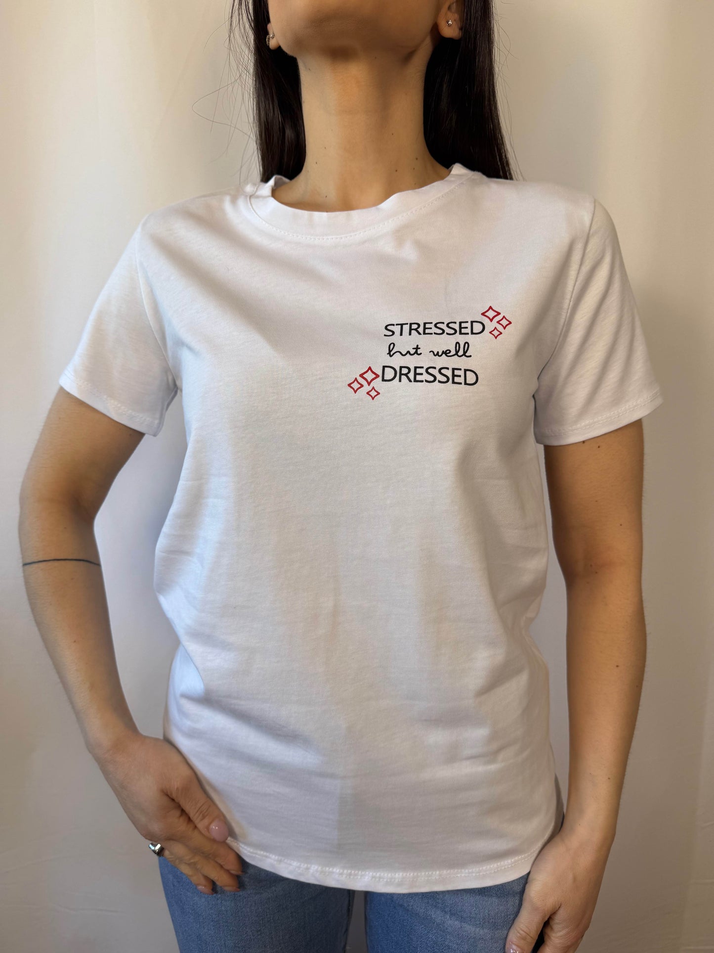 T-shirt stressed