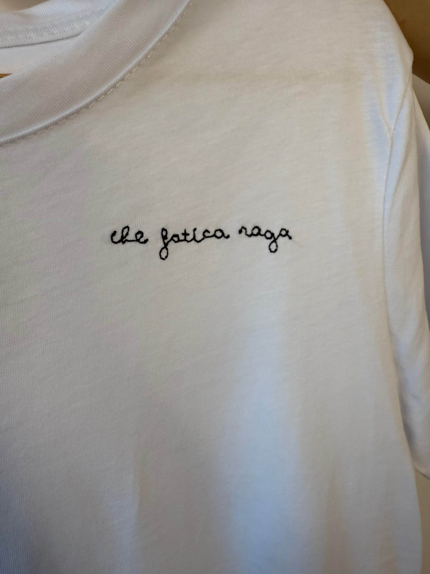T-shirt che fatica raga