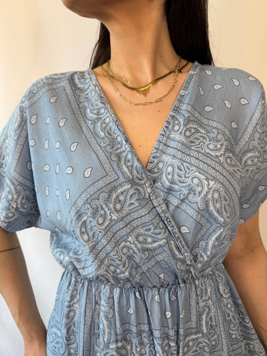 Abito bandana denim - Ella Lab