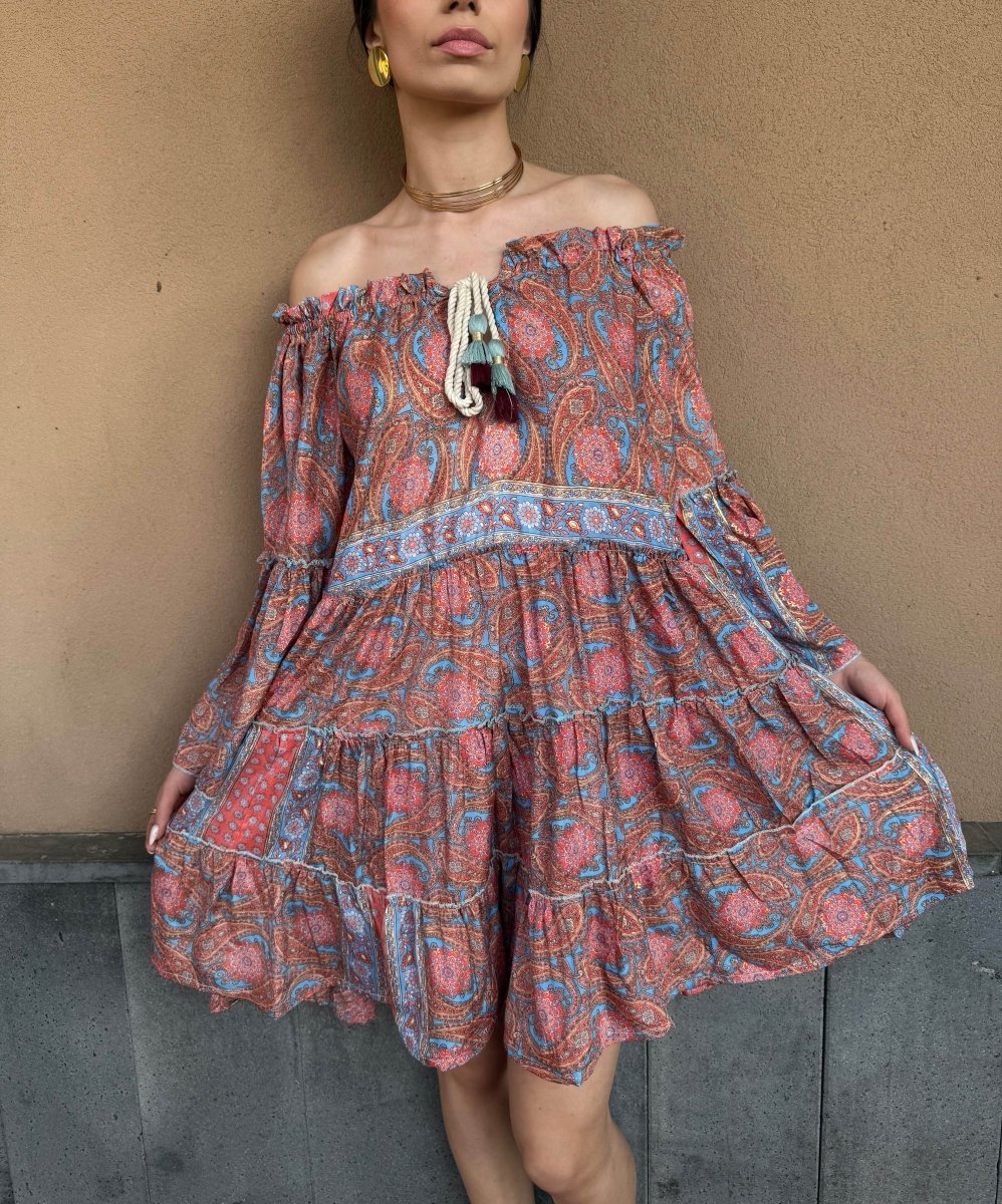 Abito Bangkok corallo - Ella Lab