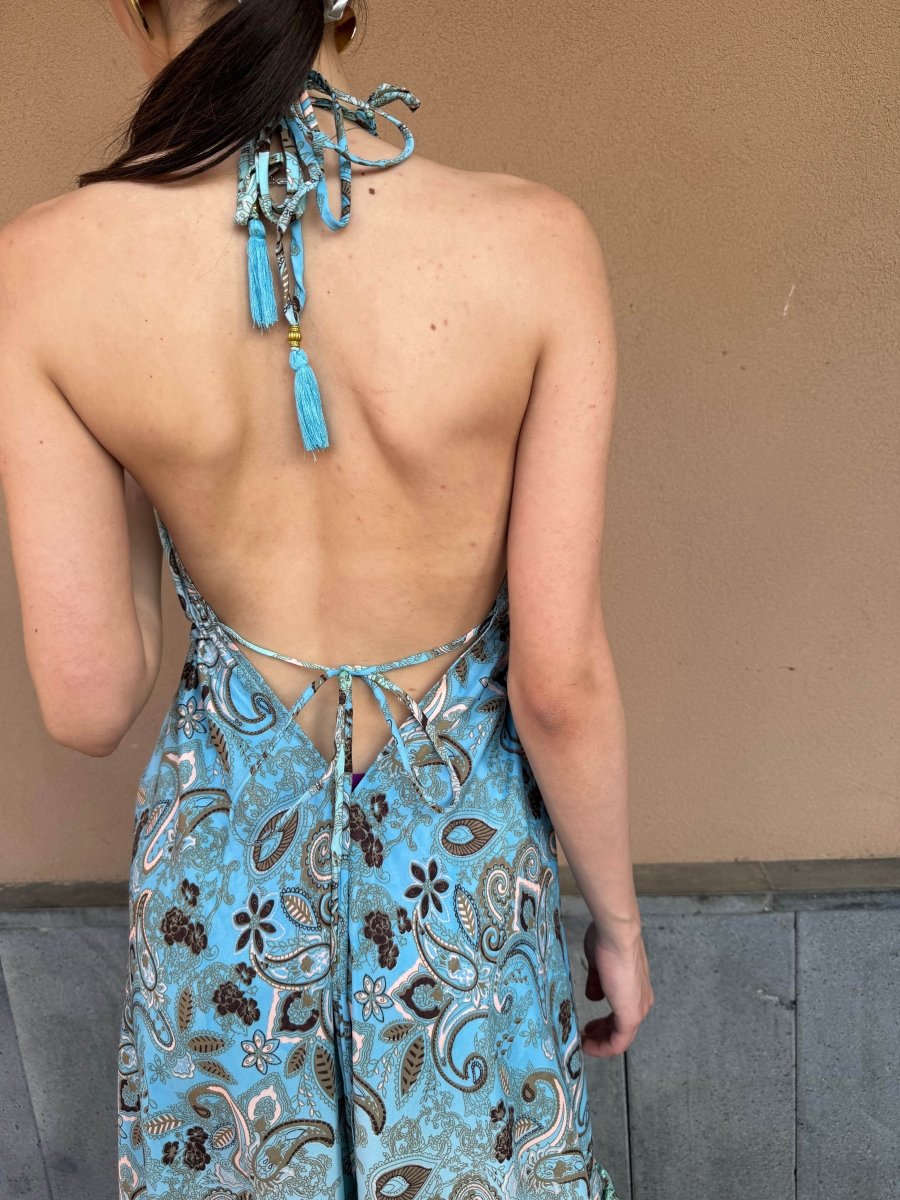 Abito Formentera azzurro - Ella Lab