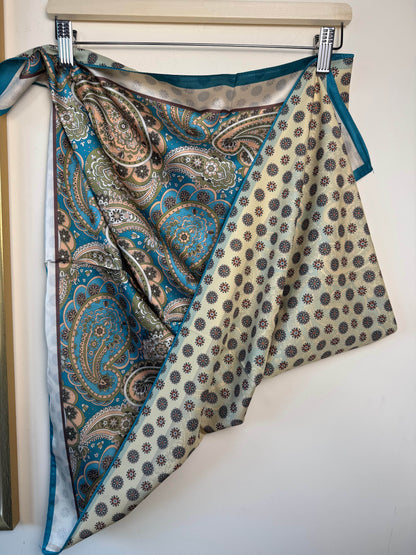 Foulard Marlena petrolio