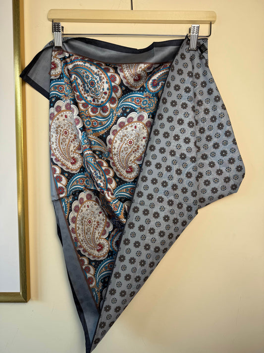 Foulard Marlena grigio