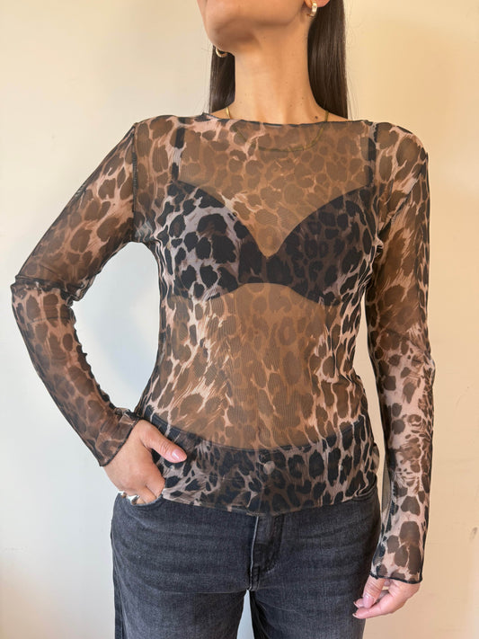 Maglia leo trasparente