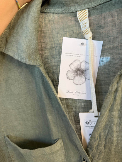 Coordinato 100% lino +2 colori