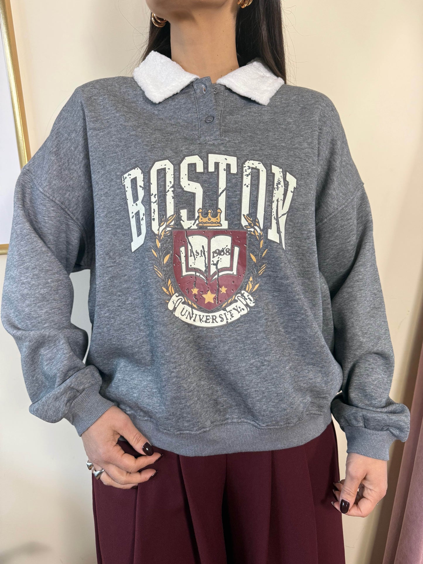 Felpa Boston