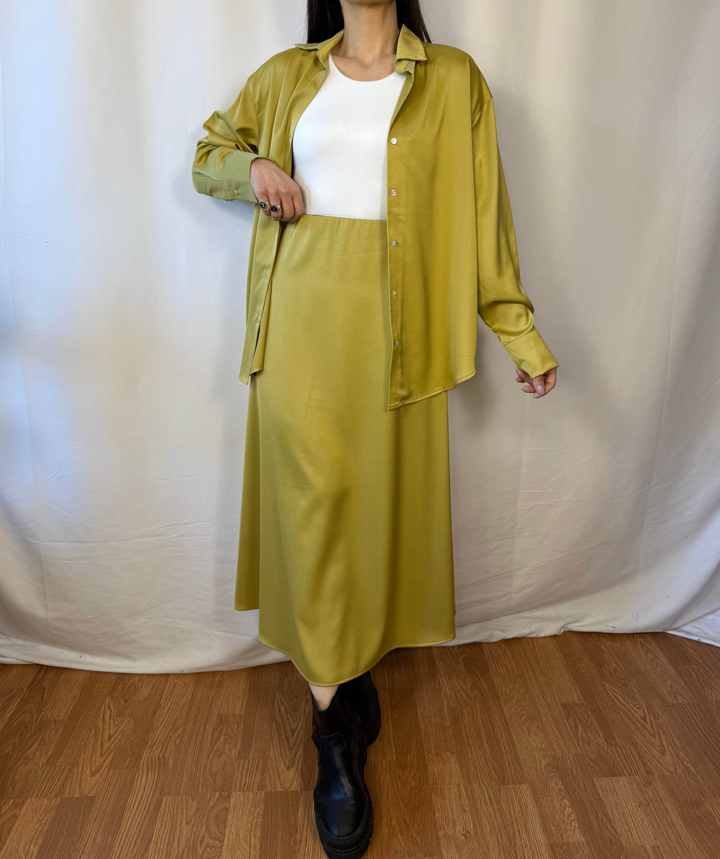 Completo in satin-ULTIMO DISPONIBILE