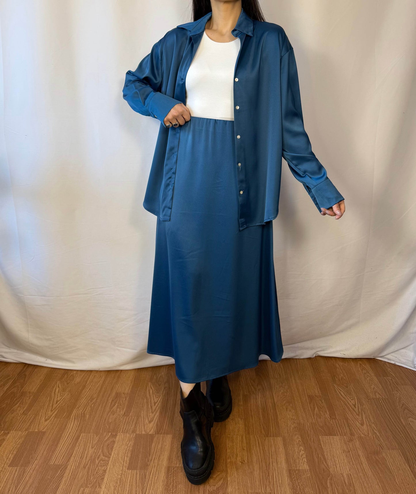 Completo in satin-ULTIMO DISPONIBILE