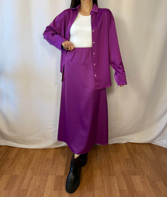 Completo in satin