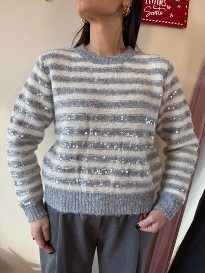 Maglioncino righe party