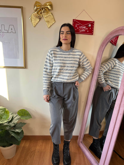 Maglioncino righe party