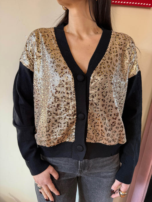 Cardigan paillettes