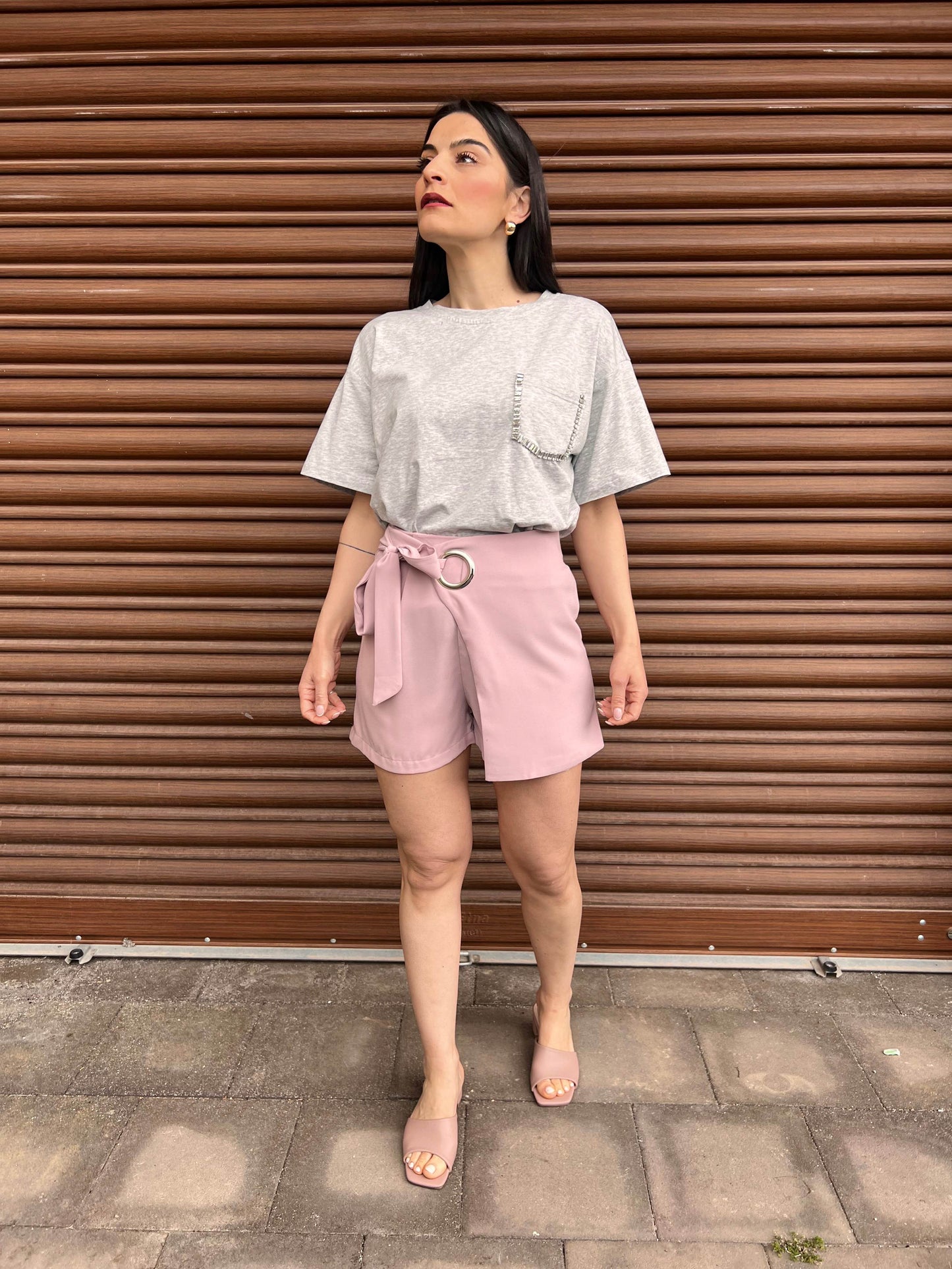 Pantaloncini con fiocco