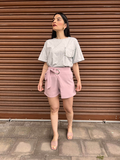 Pantaloncini con fiocco