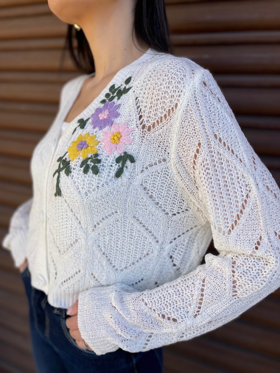 Cardigan Flower - Ella Lab