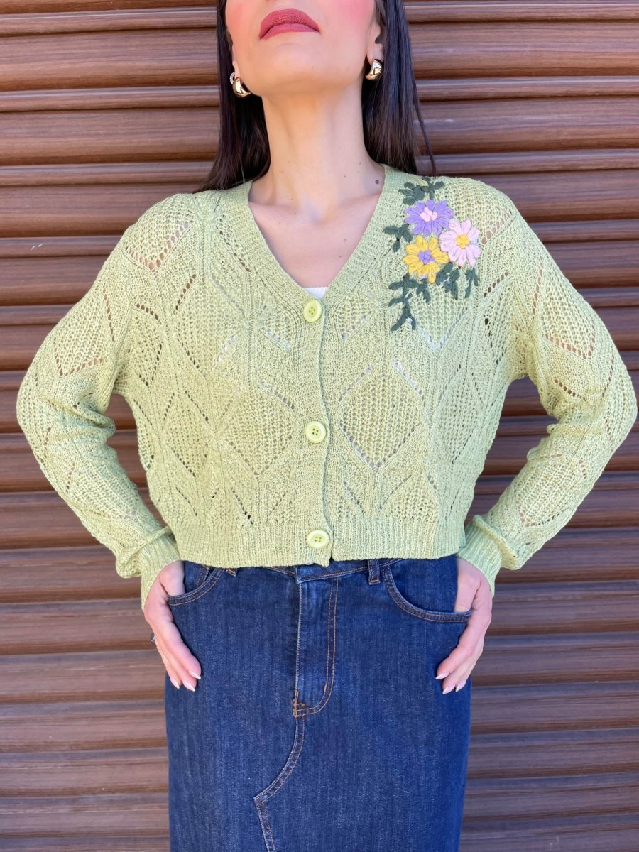 Cardigan Flower - Ella Lab