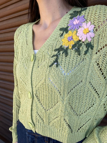 Cardigan Flower - Ella Lab