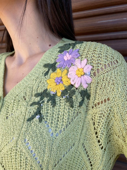 Cardigan Flower - Ella Lab