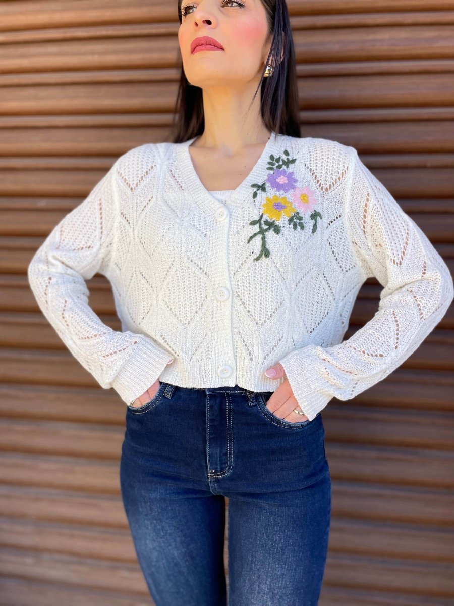 Cardigan Flower - Ella Lab